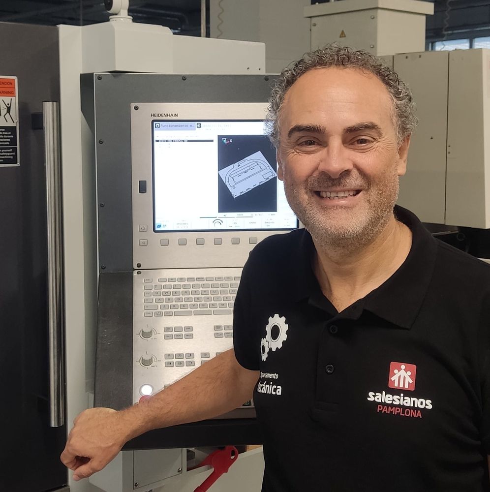 Alfonso Gordillo, coordinador de producción en los Salesianos de Pamplona